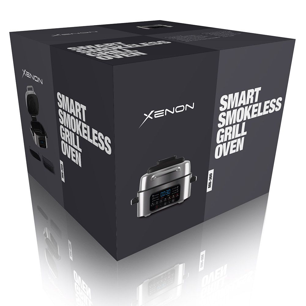 Xenon - Smart Smokeless Oven Grill giftbox design